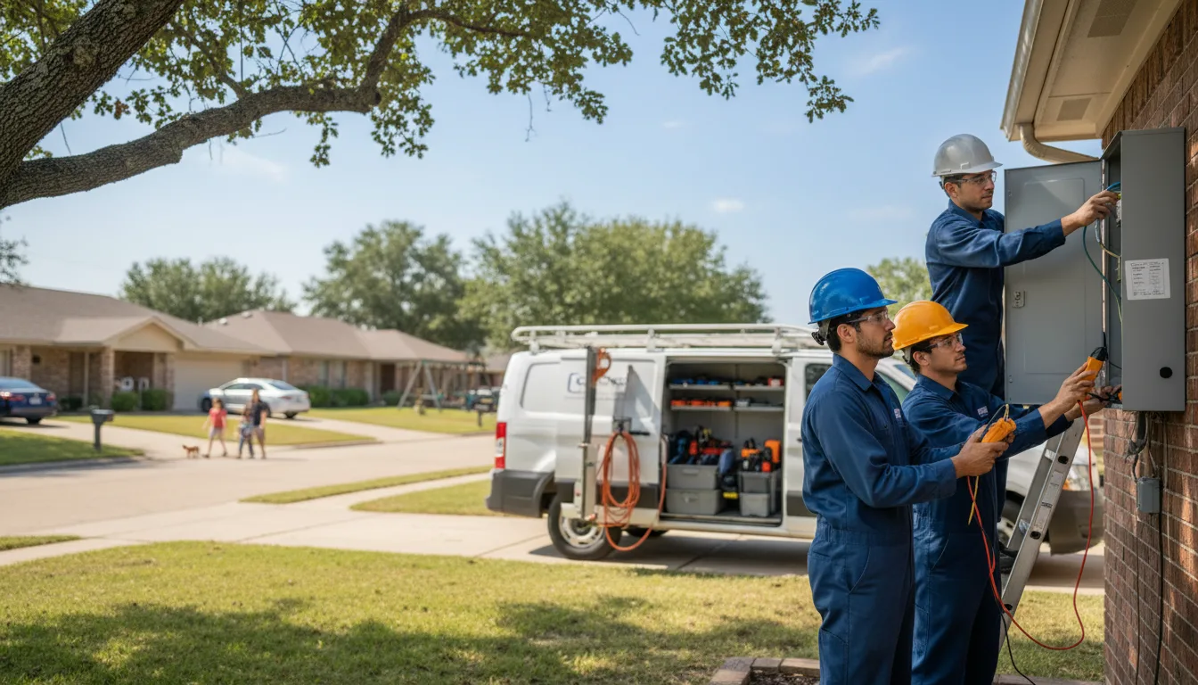 Certified electrician providing emergency electrical services in Guin, AL